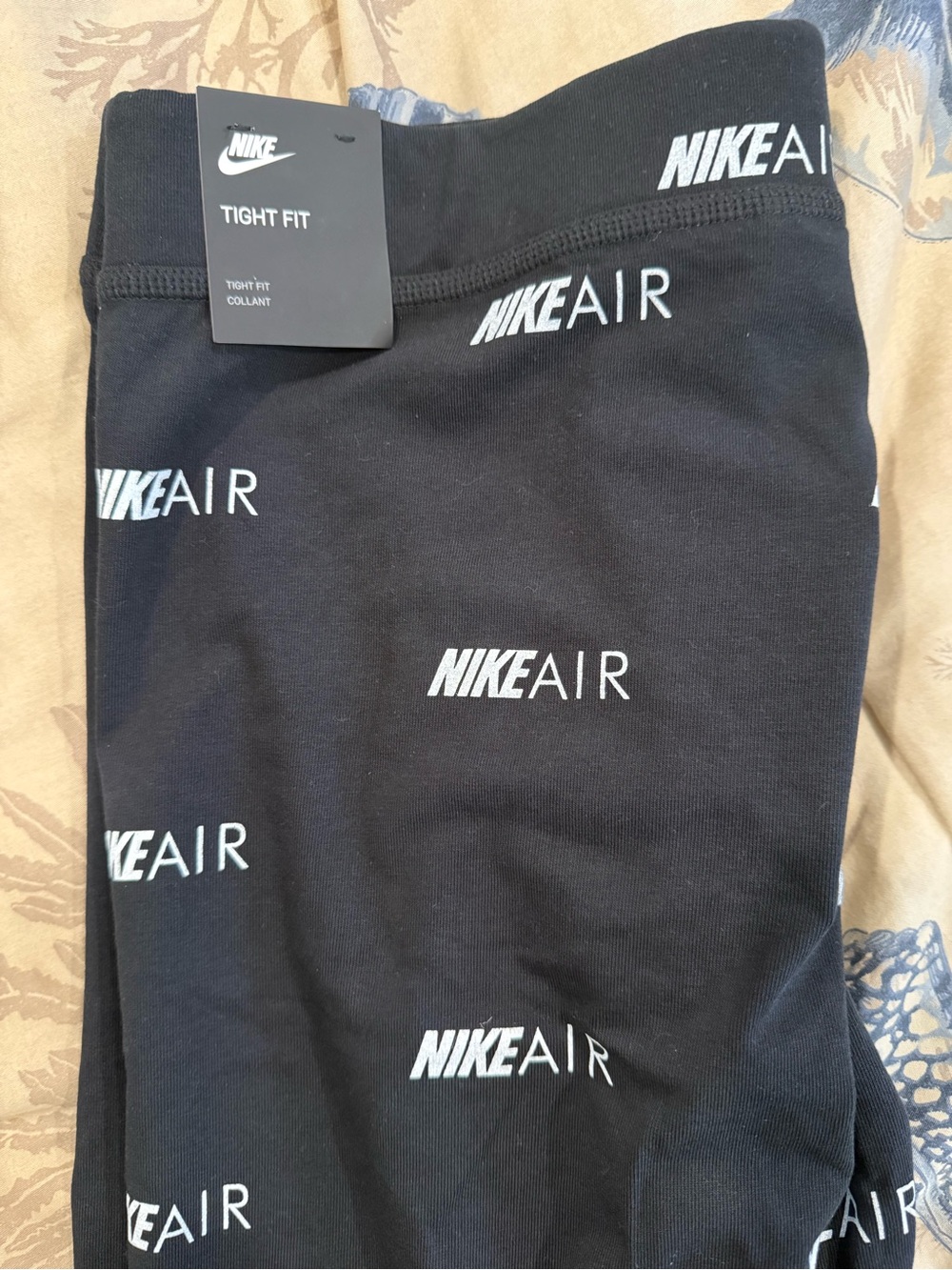 Nike Black Leggings with White NIKE AIR Branding
